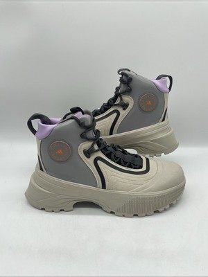 Adidas Stella McCartney Terrex Wanderschuhe Beige Lila Trail UK 9 EU 43 1/3