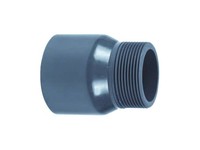 "Vdl (16 Bar) Pvc Muffe Einseitig AußEngewinde 2\", Klebemuffe Ø 63 Mm"