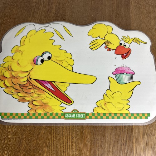 Tovagliette da tavolo 1982 Sesame Street Big Bird Oscar Grover Bert & Ernie Cookie Mon - Foto 3 di 7