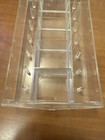 VINTAGE UNMARKED TIDY TRAY CLEAR SEWING BOX REPLACEMENT TRAY — photo 1