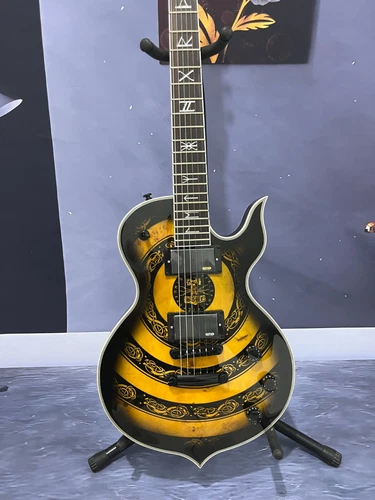 factory custom electric guitar Wylde Audio totem  Maple neck