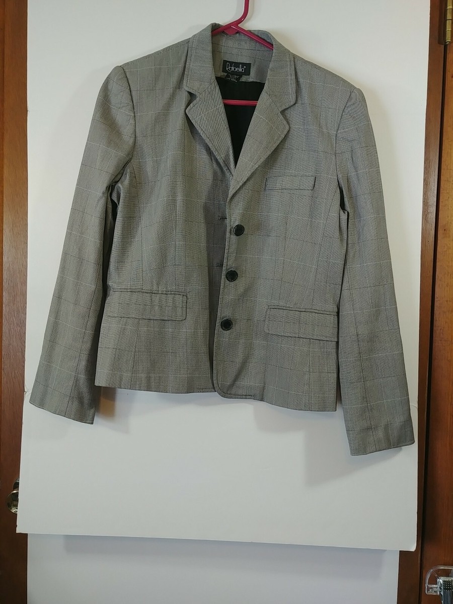 Rafaella Suit, Blazer-Size 12/Slacks-Size 8, Cotton Blend