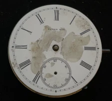 Antique James Mix Albany Private Label 6s Pocket Watch Movement Parts 34.57mm