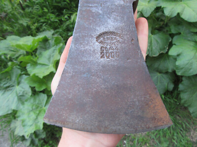 VTG 2kg 4.4L GERMAN POST WWII WW2 J. Wiebelhaus FORGED AXE HEAD