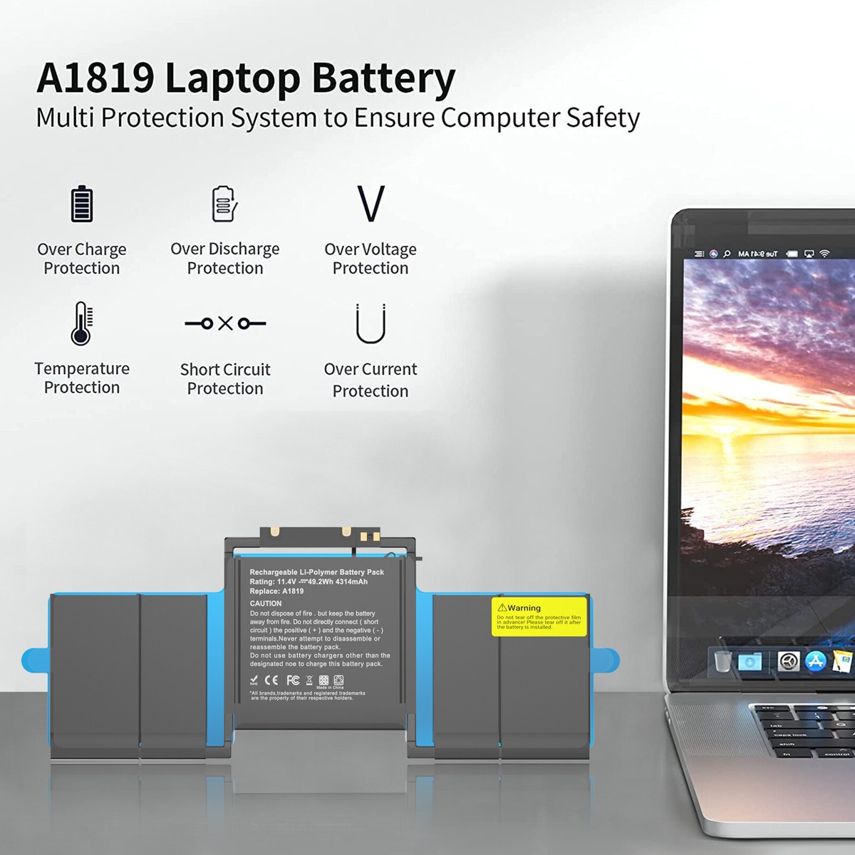 Apple MacBook Pro 13 inch A1706 Touch Bar A1819 Laptop Apple MacBook Pro 13 inch A1706 Touch Bar A1819 Laptop