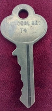 Vintage Brass Key Cole National Key T4 USA Made Appx 2-1/8โ CHOOSE QUANTITY