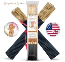 GINGERBREAD COOKIE Incense Sticks 11" Bulk Pack Wholesale Hand Dipped Lot