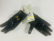 Under Armour UA Motive Batting Gloves -Black/Gold - Women’s Size Medium Md NEW