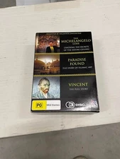 The Michelangelo Code / Paradise Found / Vincent ABC (DVD, 2000, R4 AUS) t228