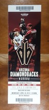 AJ POLLOCK MLB DEBUT TICKET MINT+ 2012 ARIZONA DIAMONDBACKS PIRATES FULL SEASON