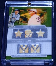 Babe Ruth 2010 Topps Sterling Game Used {5} Piece Bat TRUE 1/1   Card #5CCR~2