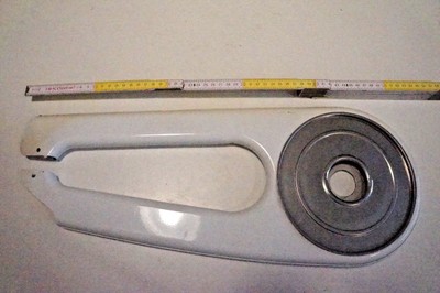 Copricatena Paracatena Bicicletta D'EPOCA bianco Bike Carter Guarnitura  VINTAGE | eBay