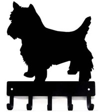 Yorkshire Terrier Trimmed Yorkie Dog Key Rack/ Leash Hanger - Made in the USA