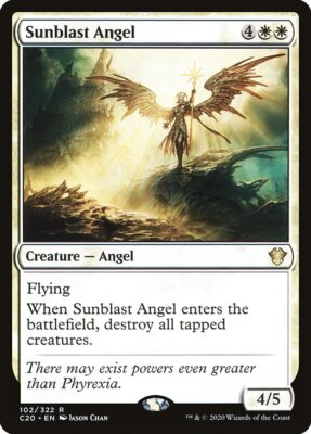 Sunblast Angel MTG Commander 2020 Rare NM x1 - Magic Card