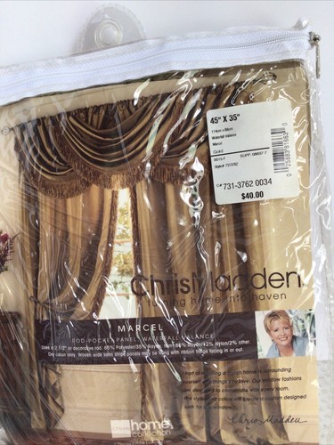 Chris Madden Marcel Fransenborte gestreift Wasserfall Volant - Gold - Bild 4 von 5