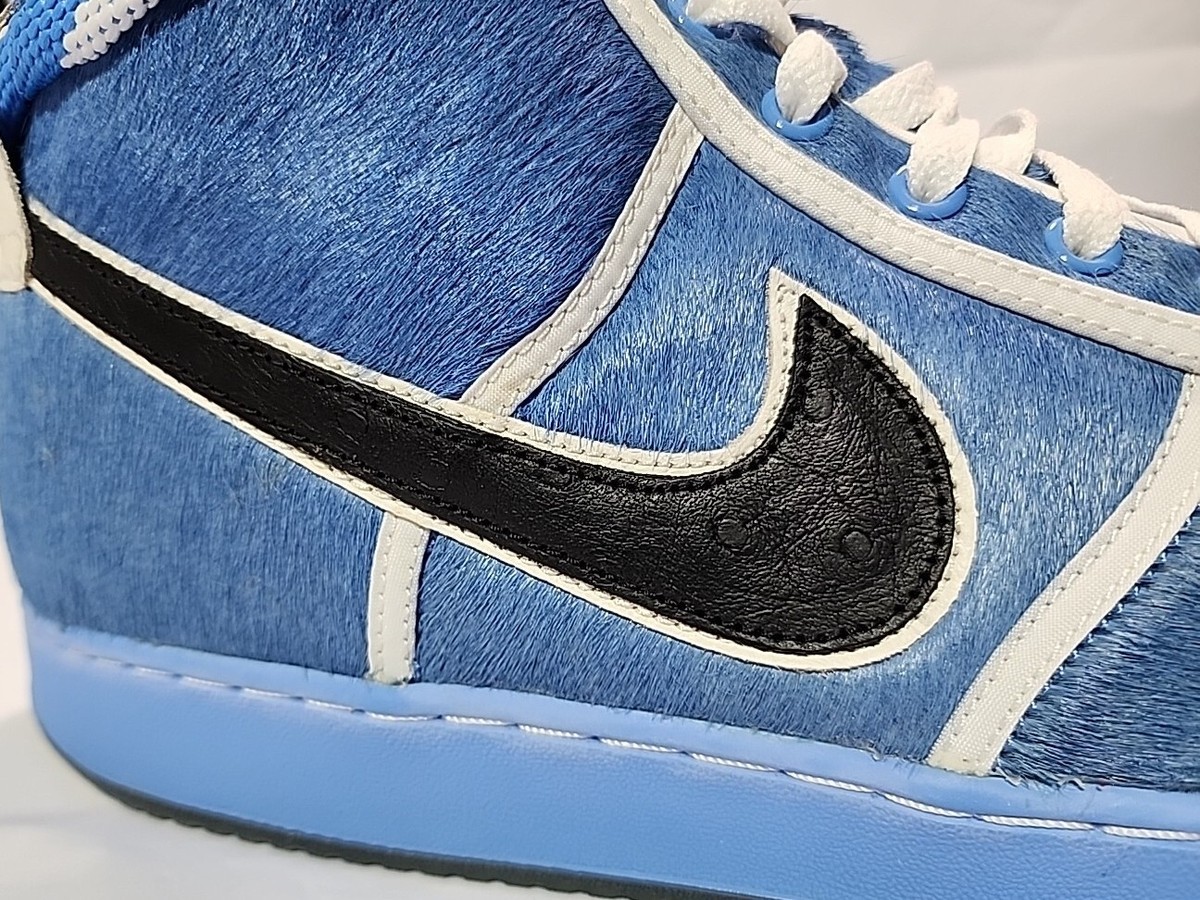 Vintage Nike Vandal High Supreme SZ 13 Crystal Blue 2007 Pony NBA