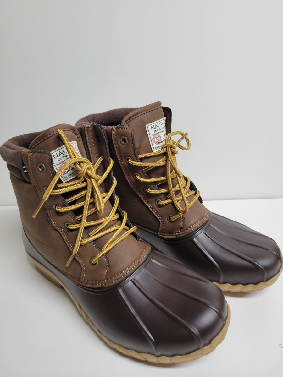 Nautica duck boots for men size 13 Waterproof shell  display picture 3