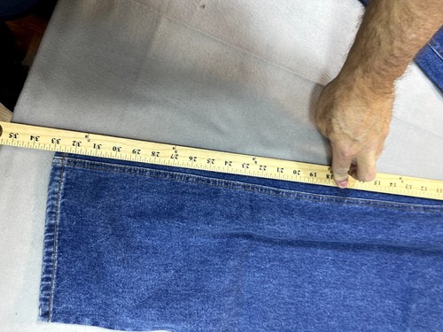 Streetwear Y2K Jeans Carpenter 40X32 EZ Wide Leg Loose Fit Baggy New - Picture 8 of 24