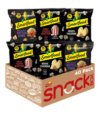 Smartfood Popcorn Variety Pack 0.5 Ounce Pack of 40