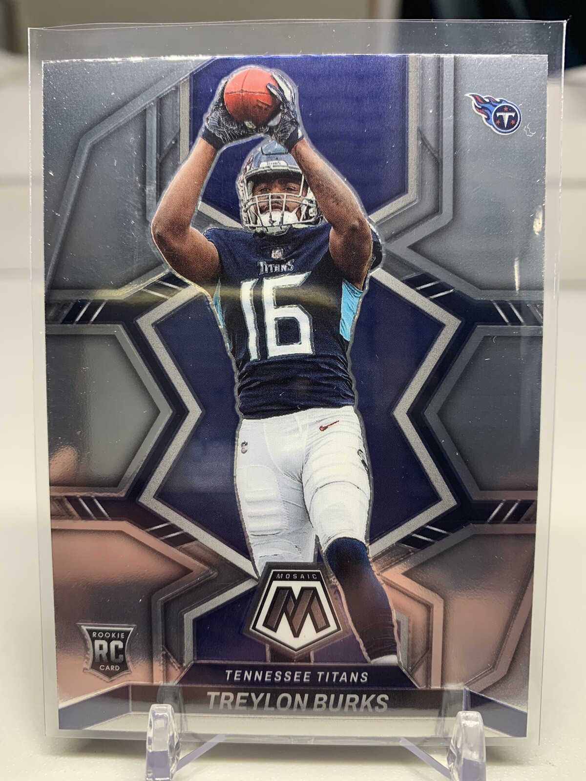 2022 Panini Mosaic Treylon Burks Rookie Card #315 Tennessee Titans RC
