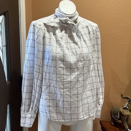 Camicia Joie bianca a quadri manica lunga - Foto 2 di 6