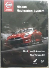 Nissan Navigation System 2016 North America Map Version X9 DVD ROM 5-Disc