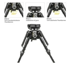 Fiery Deer Hunting Bipod Adjustable Legs And Mount.