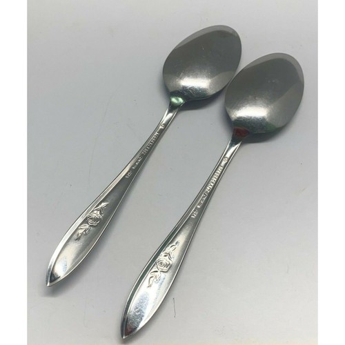 Gorham Stegorcraft Roselle Stainless Steel Tablespoons Soup 7" Flatware - Picture 4 of 10