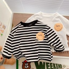 Kids Hello Smiley Face Long Sleeve Tee 2-6y - 2 Styles