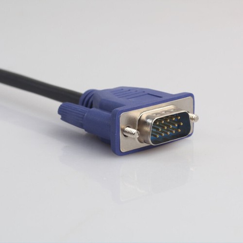 3 Meters VGA Video Cable Computer Monitor Cord Lcd Screen Extension - Afbeelding 5 van 11