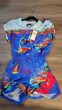 Ralph Lauren Girls Summer 24 Romper Size 14 NWT