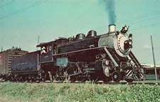 Postcard East Tennessee Western North Carolina 207 Locomotive Steam