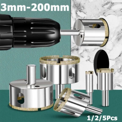 3mm bis 200mm Diamant Fliesenbohrer Kernbohrer Lochsäge Diamantbohrer Bohrkrone - Bild 1 von 4