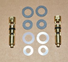 Pair .110 Needle Seat Assembly Nylon Gaskets Fits Holley Carburetor 4150