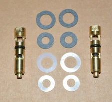 (Pair) .110 Needle & Seat Assembly Nylon Gaskets Fits: Holley Carburetor 4150
