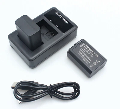 2Packs Battery & LCD Charger For Sony a7s a7 a7s ii / a7s a5100 a5000 a7r Camera