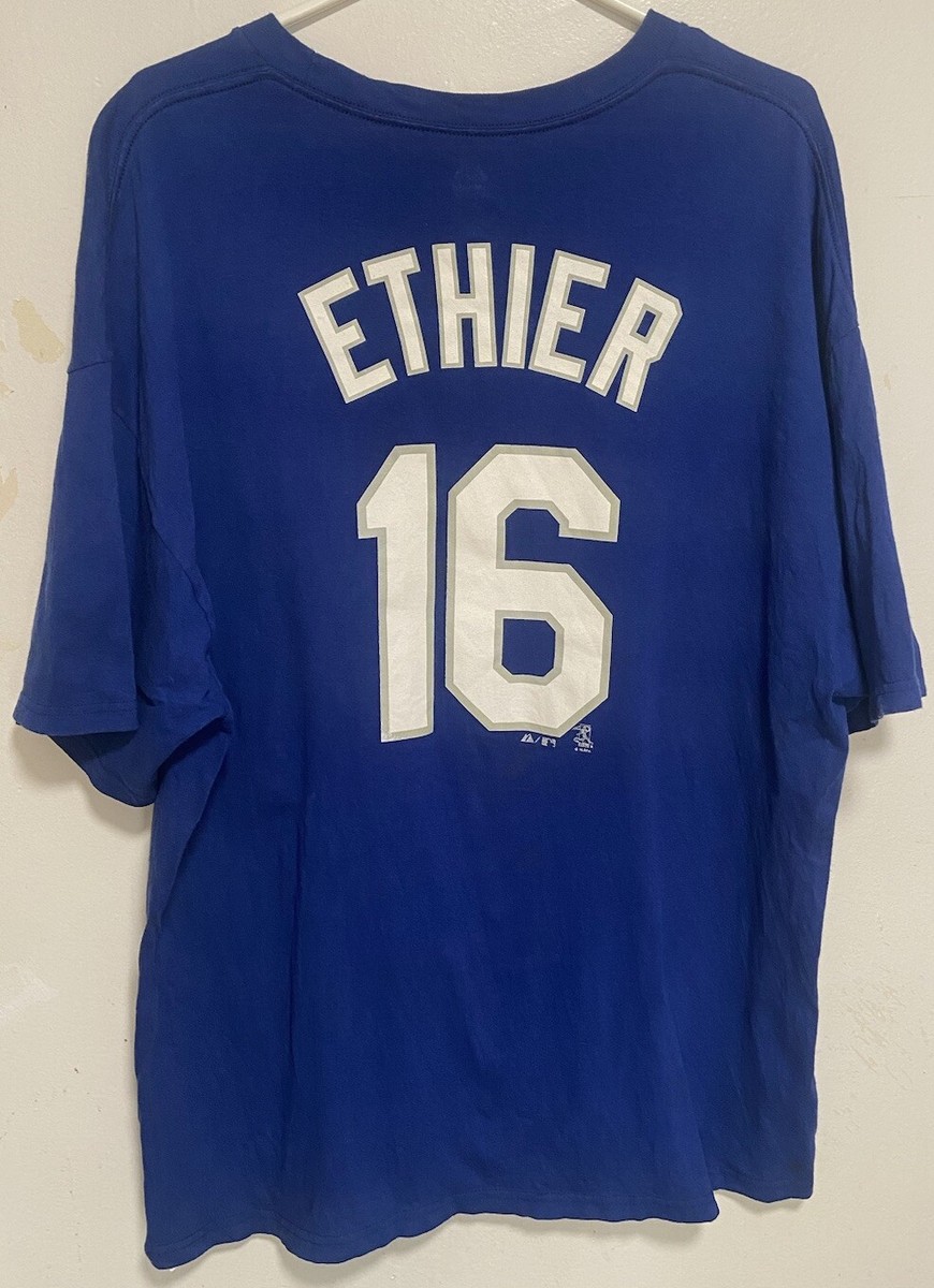 2XL Majestic Los Angeles Dodgers Shirt Mens Medium Blue MLB Andre