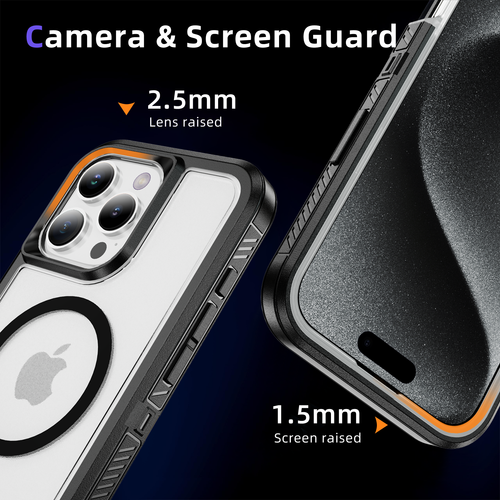For iPhone 16Pro Max 15 14 13 12 11 Magnetic Matte Foldable Stand Hard Back Case - Picture 42 of 59