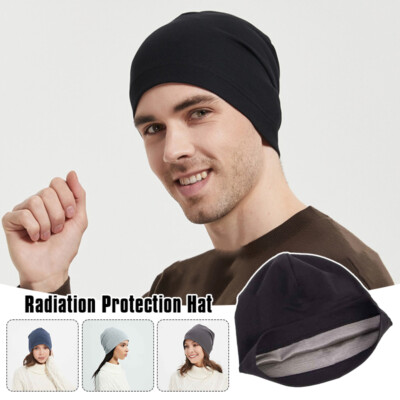Silver Fiber Anti-radiation Beanie Hat Protection Rf/Microwave Protection