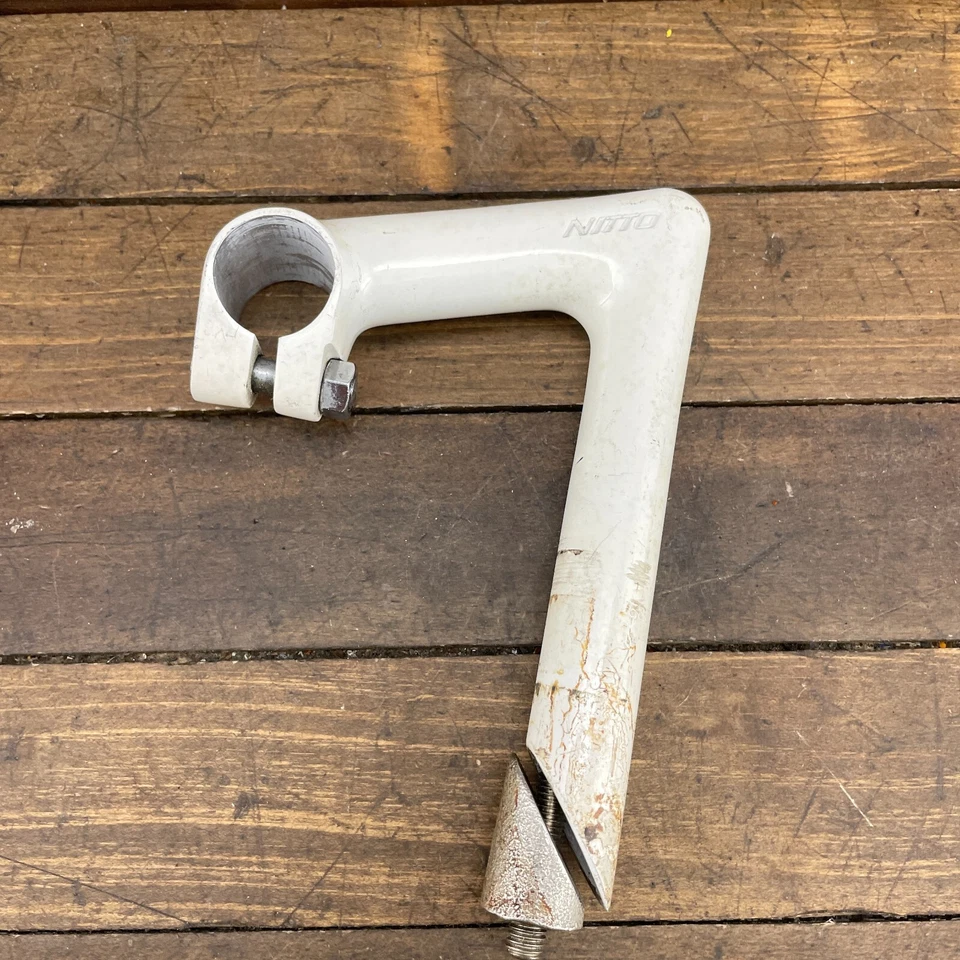 Vintage Nitto Stem  90 mm 26.0 mm WHITE Lightning  22.2 mm .875 Quill 80s - Image 4 of 4