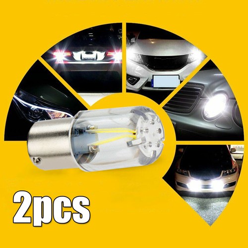2pcs RV Trailer Rear Lights 1156 BA15S P21W LED Lamp Bulb Backup Canbus White - Picture 8 of 12