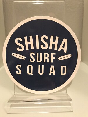 Shisha Surf Aufkleber Sticker Windsurf Kiteboarding Beach Hang Lose Kiteboard