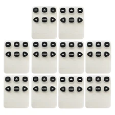 10pcs Rubber Limited Keypad Replace Kit Accessory for XTS3000 M2 Two Way Radio