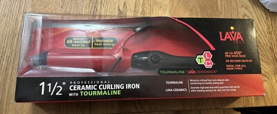 Lava tech 1/2''  Professional Lava Ceramic Curling Iron with Tourmaline   NEW  