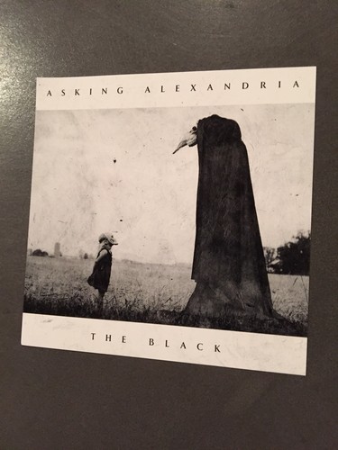 Asking Alexandria The Black raro adesivo promozionale negozio di dischi alternativo alt rock - Foto 3 di 7