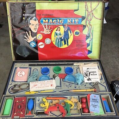 Mandrake The Magician Game Transogram 1960s Complete in Box -  Portugal