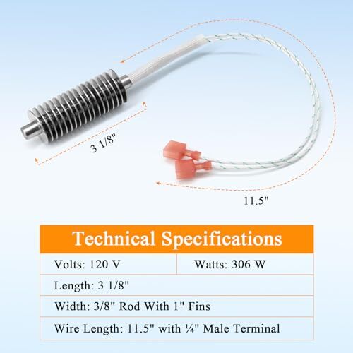 Criditpid 320677200 Igniter for Harman P68, XXV, P43, P61 Pellet