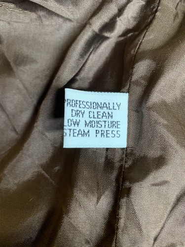 Vintage Maggie Lawrence Wool Jacket Blazer Women's Size M One button Lined Brown - Picture 11 of 12