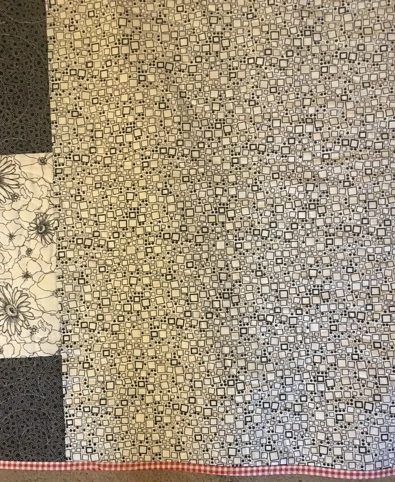 Edredón retro hecho a mano con papel de periódico, ¡PRECIO REDUCIDO! Foto 4 de 4