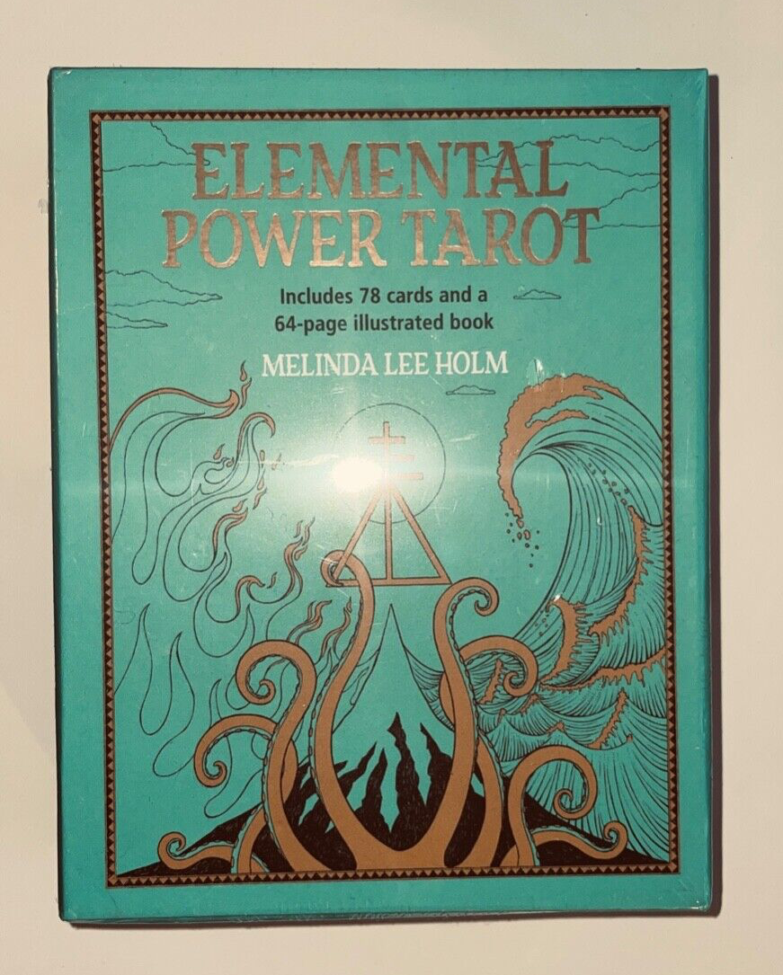 Elemental Power Tarot Deck with 78 Cards and 64-Page Guide by Melinda Lee Holm